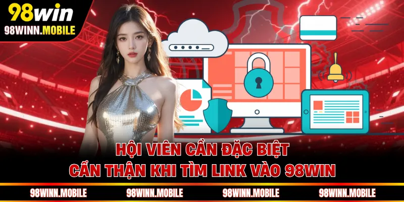 Hội viên cần đặc biệt cẩn thận khi tìm link vào 98WIN