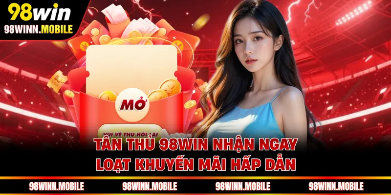 Tân thủ 98WIN nhận ngay loạt khuyến mãi hấp dẫn